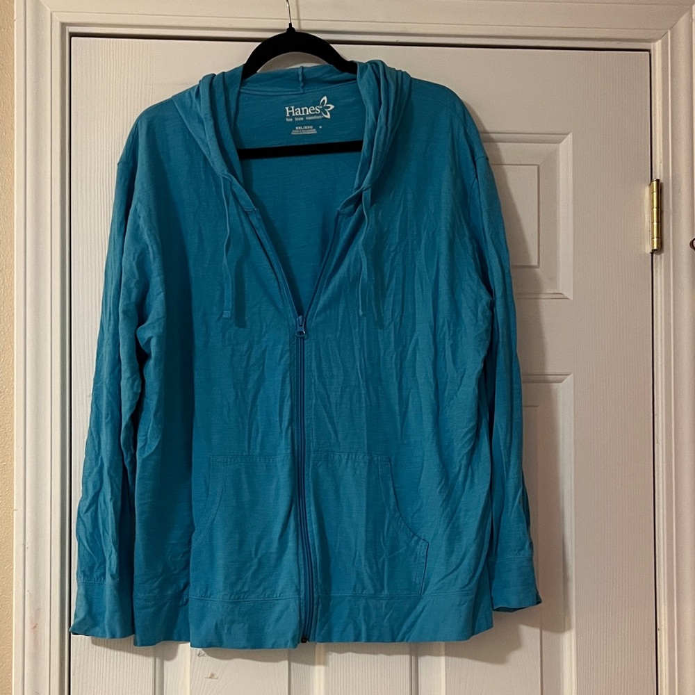 Hanes Women's Blue Casual Hoodie